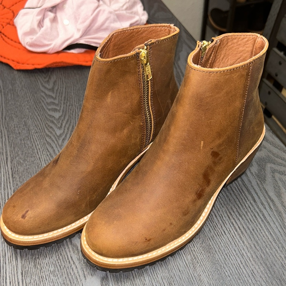 Portland leather boots